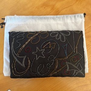 Vintage beaded clutch